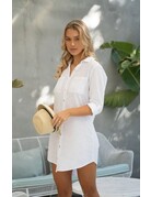 Blanco by Nature Women's Shirt Dress - White