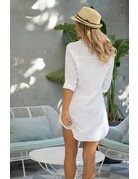 Blanco by Nature Shirtdress - White