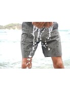 Ocean Surfari OS H2O Magic Print Boardshort Crossover -  Grey