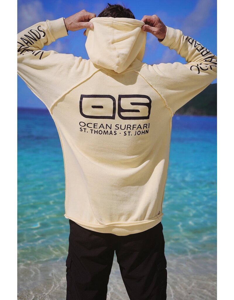 Ocean Surfari Burnout P/O Hoodie Butter