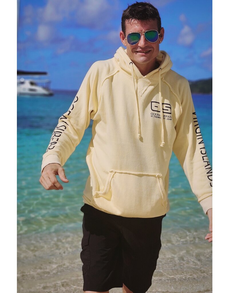 Ocean Surfari Burnout P/O Hoodie Butter