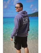 Ocean Surfari F/Z Burnout Hoodie Deep Blue