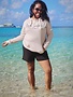 Ocean Surfari Ladies Rib Hacci Lettuce Edge Hoodie Summer Sand