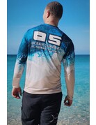 Uzzi OS SPF 50+ Performance Men's LS Beach Waves