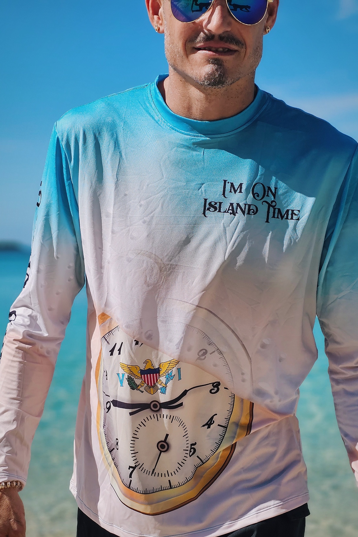 OS SPF 50+ Performance Mens LS Island Time - Ocean Surfari