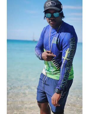 Ocean Surfari OS SPF 50+ Performance Men's LS Iguana FOTP