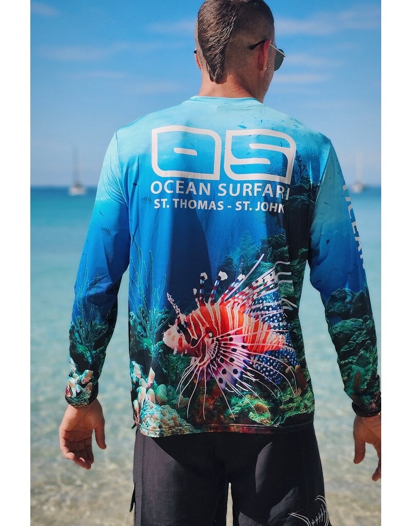 Uzzi OS SPF 50+ Performance Men's LS Lionfish - FOTP