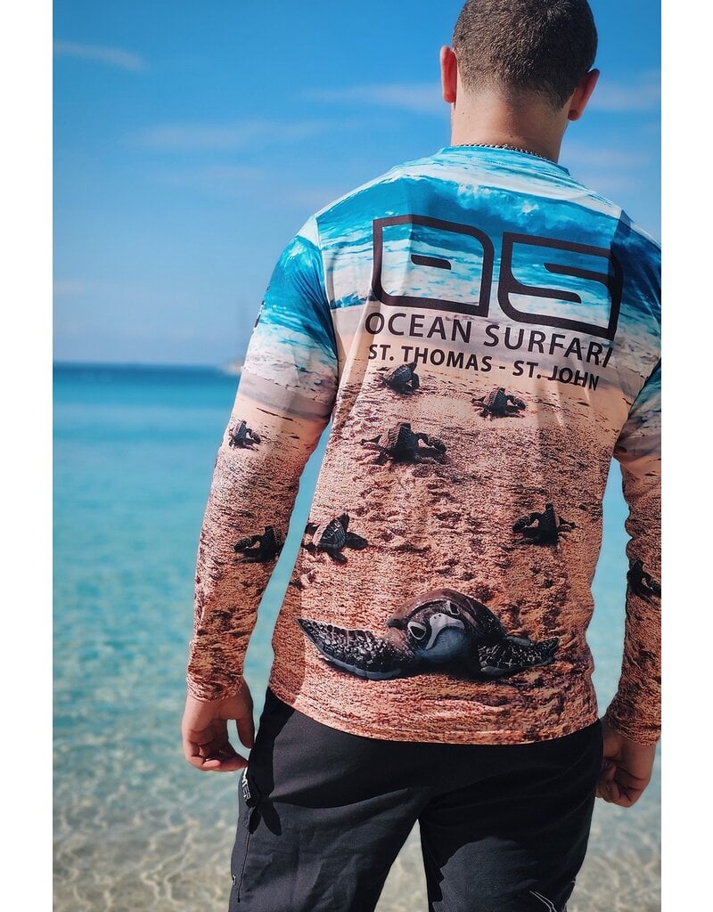 OS SPF 50+ Performance Men's LS Turtles - FOTP - Ocean Surfari