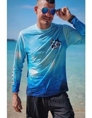 Uzzi OS SPF 50+ Performance Men's LS Sharks