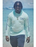 Ocean Surfari OS SPF 50+ Performance Men's Hoodie Seafoam