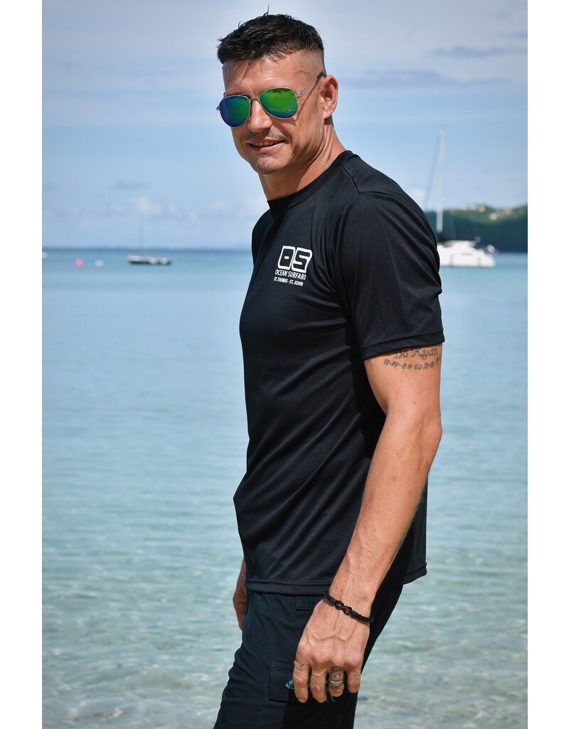 Ocean Surfari OS SPF 50+ Performance Men's SS Black