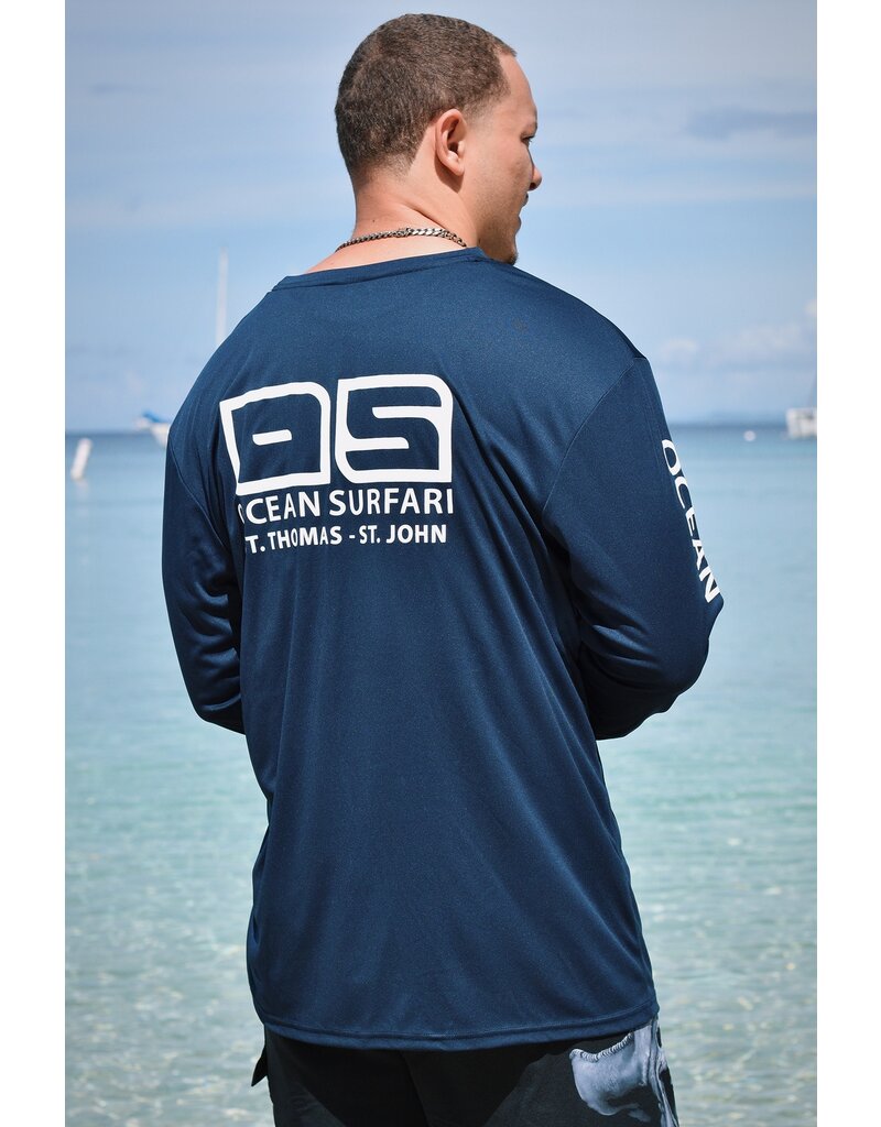 Ocean Surfari OS SPF 50+ Performance Men's LS Navy