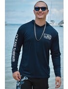 Ocean Surfari OS SPF 50+ Performance Men's Hoodie Navy