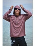 Ocean Surfari OS SPF 50+ Performance Men's Hoodie Heather Maroon