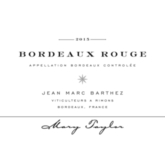 Mary Taylor, Bordeaux Rouge (Jean-Marc Barthez) 2022