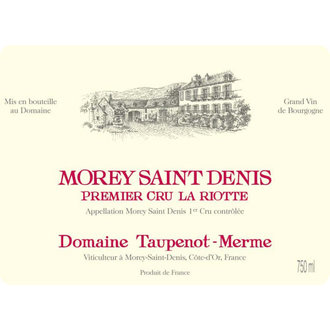 Domaine Taupenot-Merme, Morey Saint Denis La Riotte 1er Cru 2018