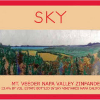 Sky Vineyards, Zinfandel Mt. Veeder 2015 Sky Vineyards, Zinfandel Mt. Veeder 2015