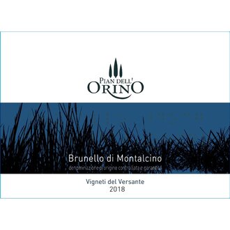 Pian dell'Orino Vigneti del Versante Brunello di Montalcino DOCG 2018