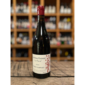 Chateau Yvonne, Saumur Champigny Rouge 'La Folie' 2023