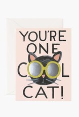 "Cool Cat" Greeting Card
