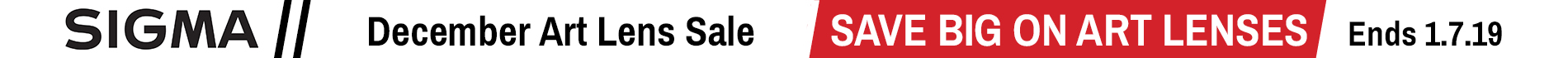 Sigma Black Friday Banner