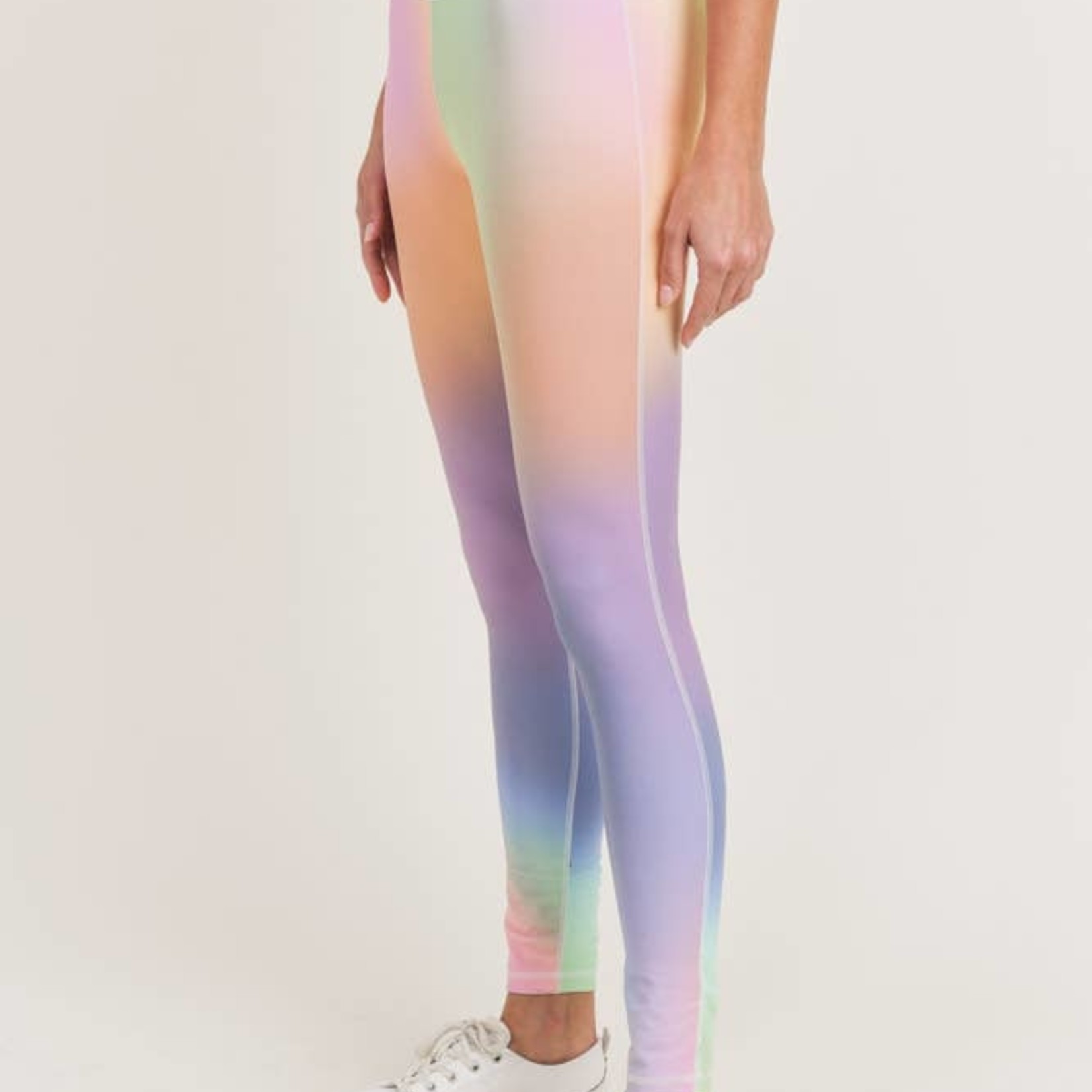 Pastel Rainbow Leggings, Tie Dye Leggings, Pastel Yoga Pants, Kawaii G –  Starcove Fashion
