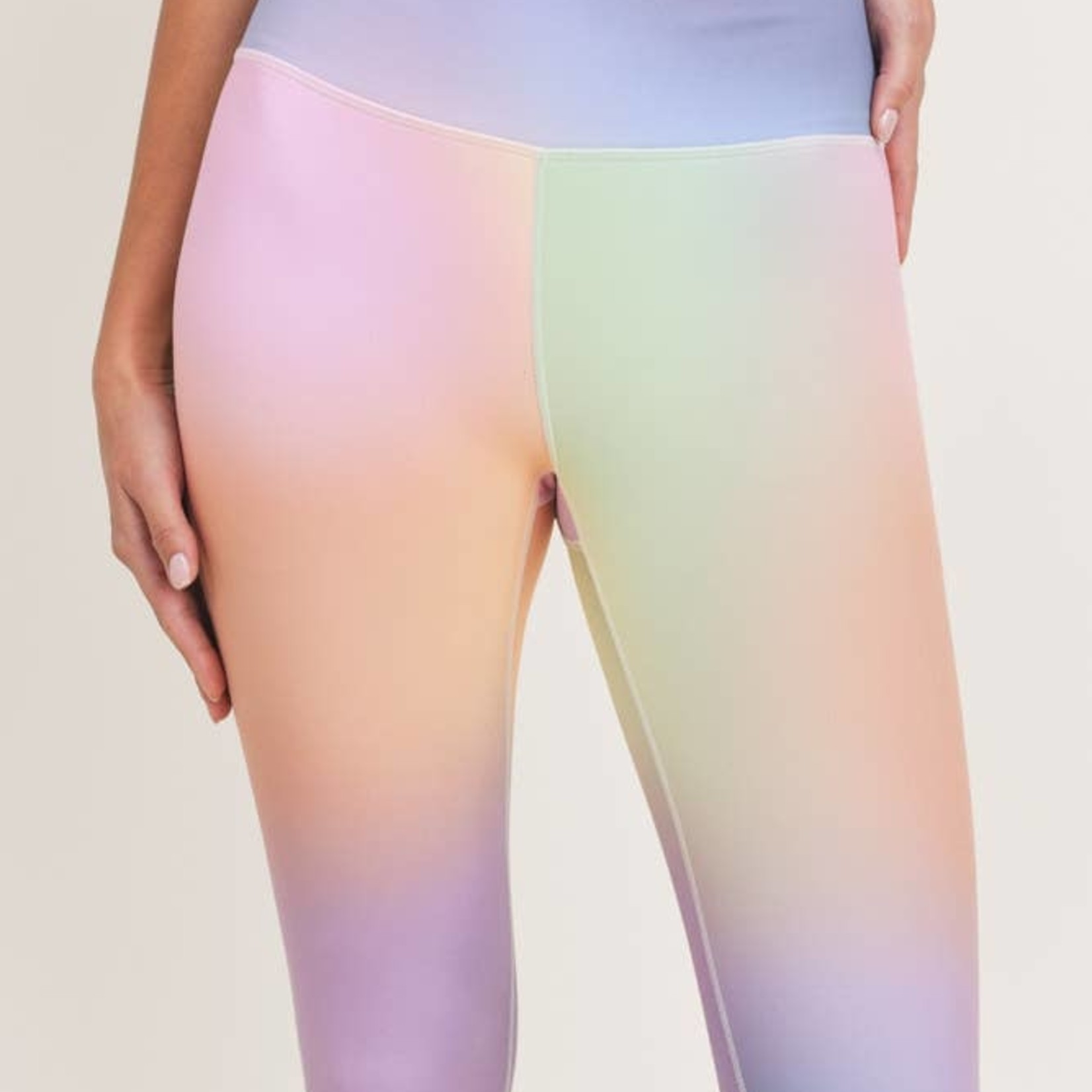 Buy Rainbow Leggings Rainbow Shimmer Leggings Metallic Rainbow