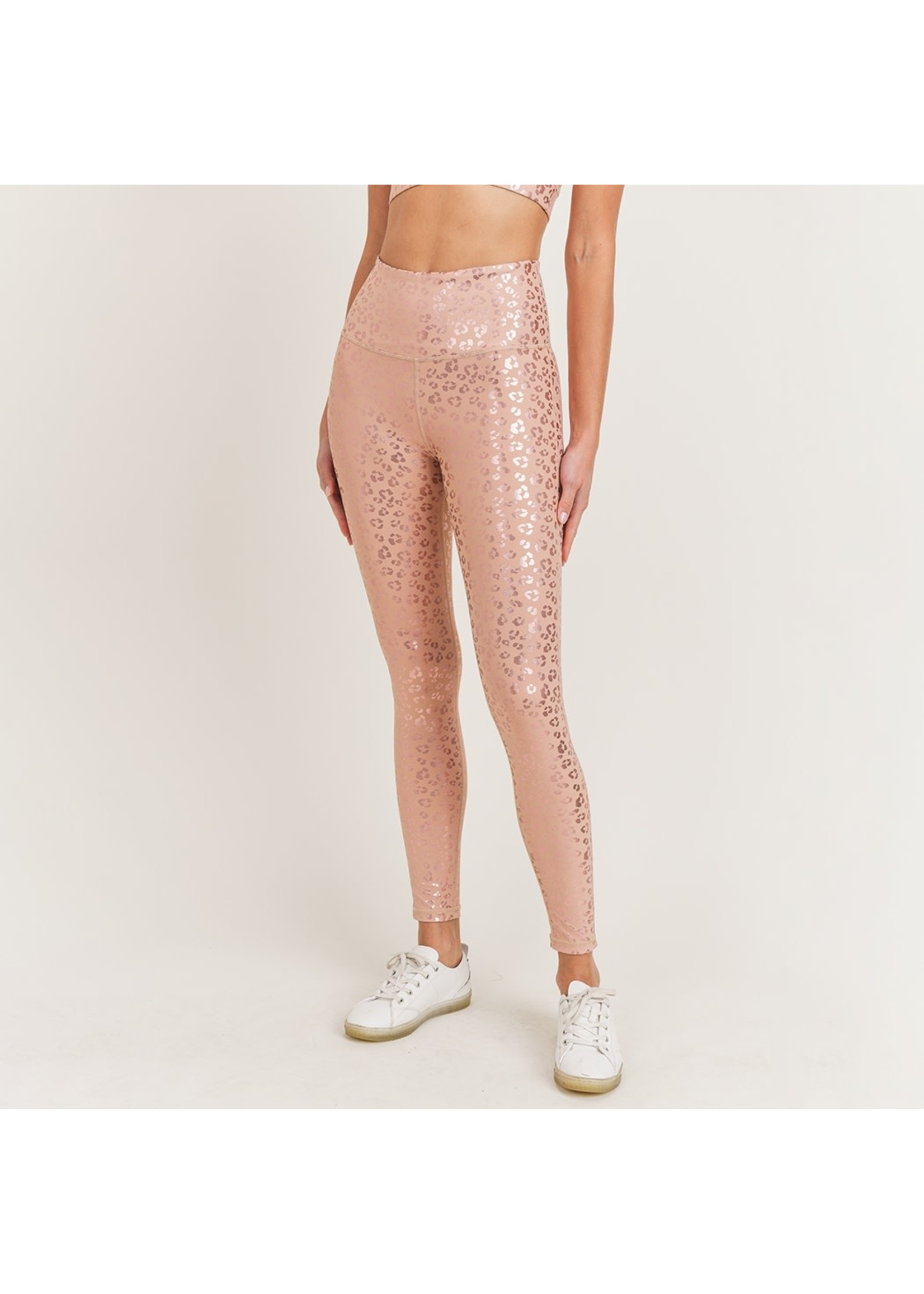 mono b foil leggings