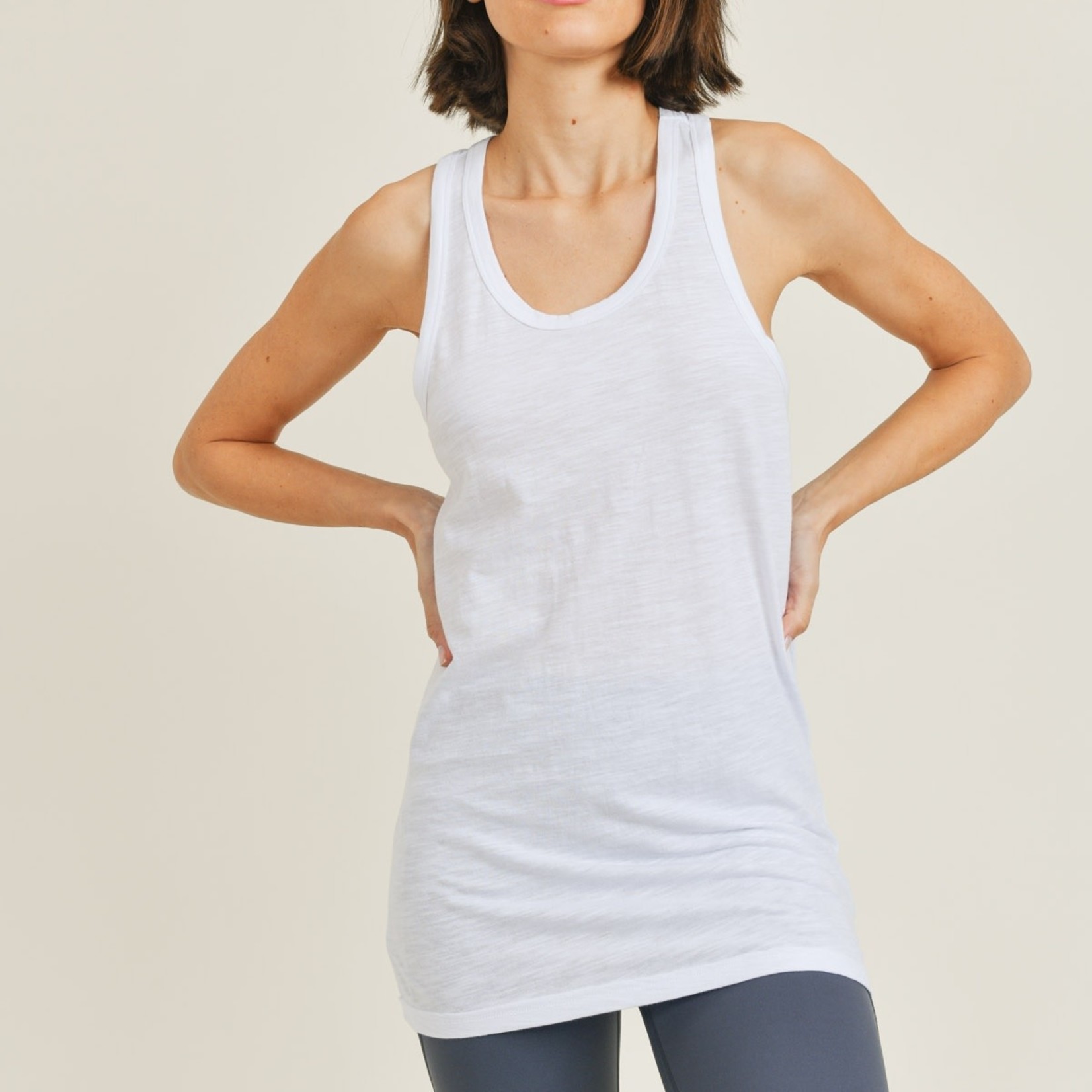 Mono B Essential Athleisure Muscle Top