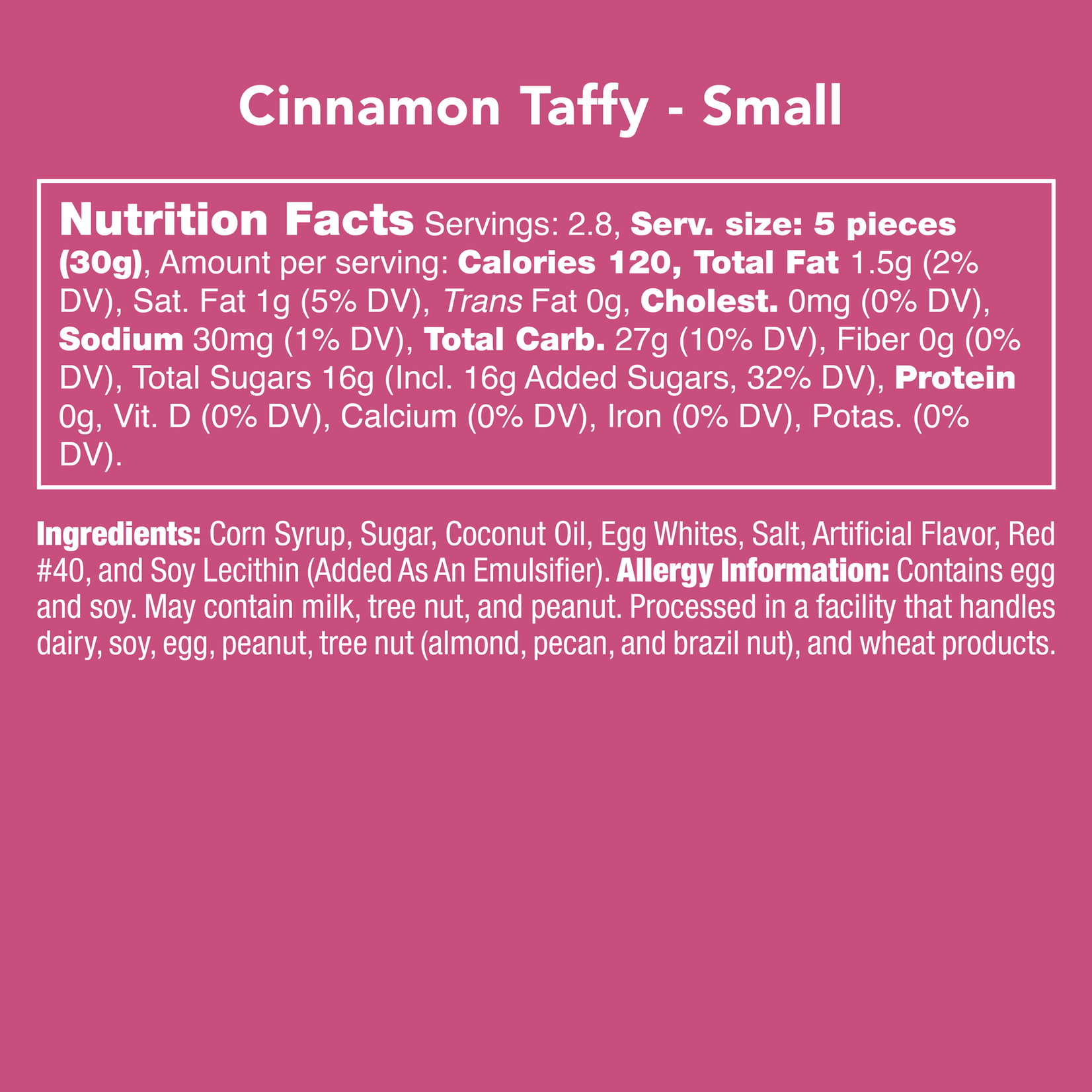 Candy Club Cinnamon Taffy