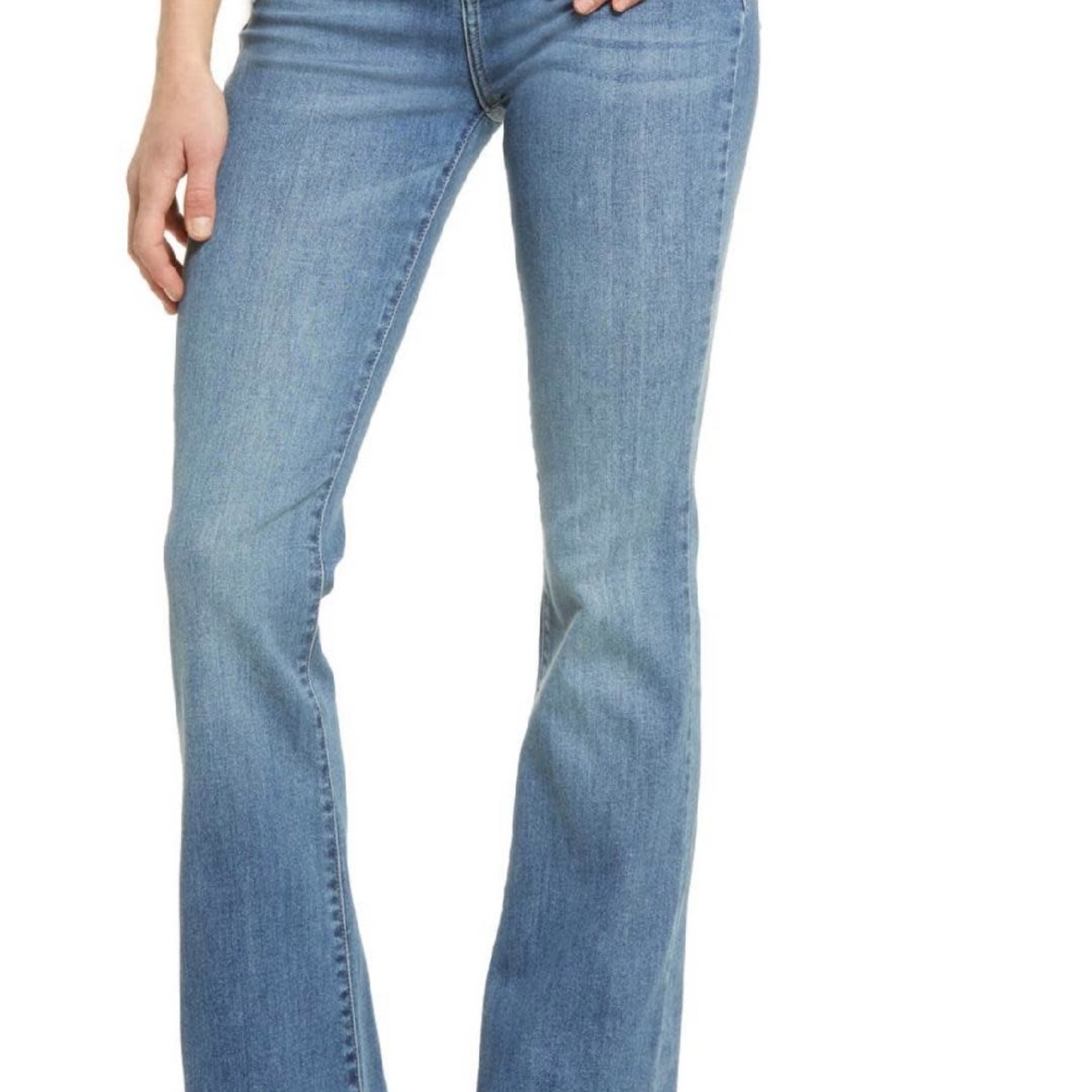 Women's High Rise Medium Wash Flare Jeans