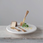 creative Co-op Marble Round Lazy Susan