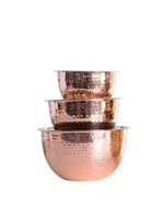 creative Co-op Copper Bowls Set of 3