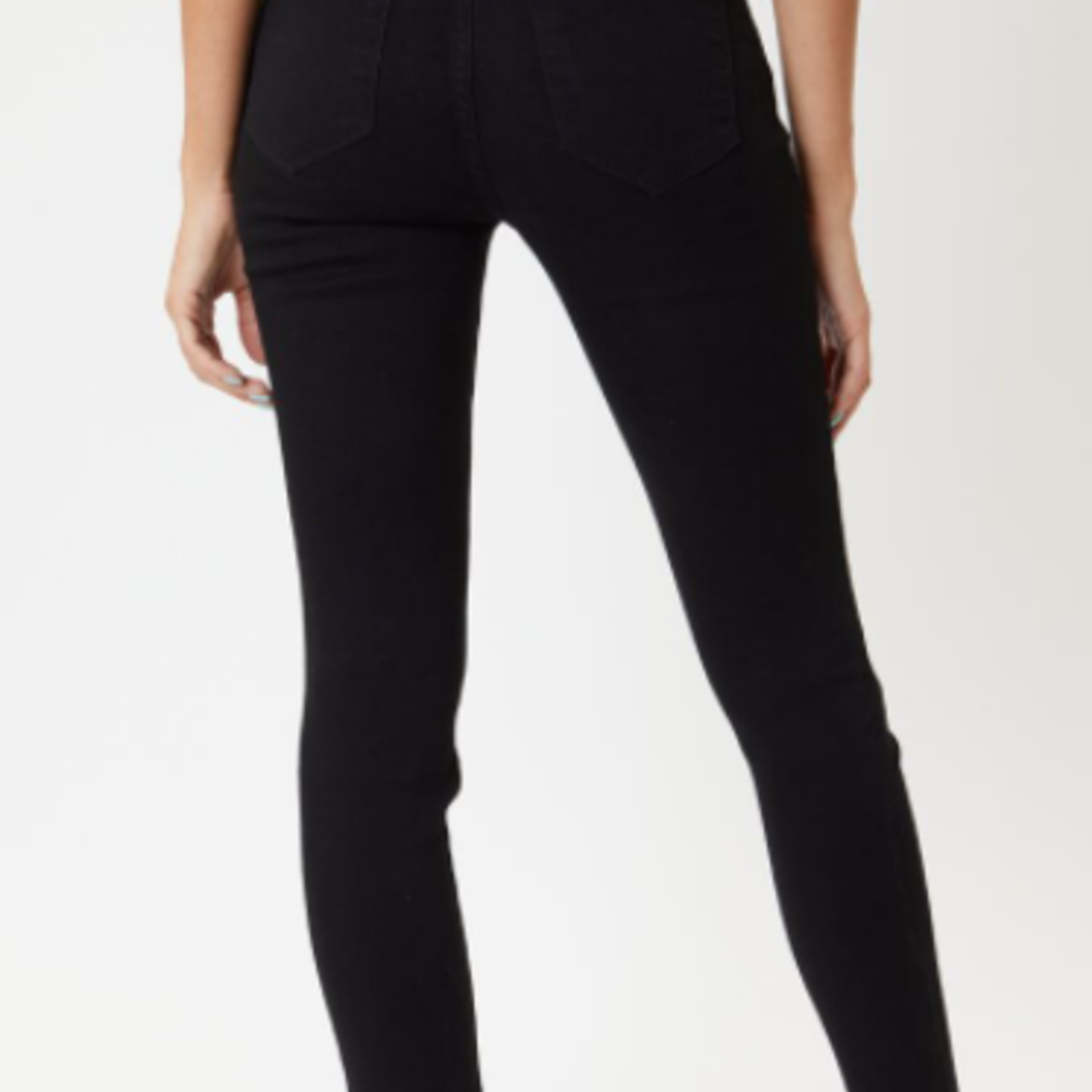 Kancan Black High Rise Ankle Skinny