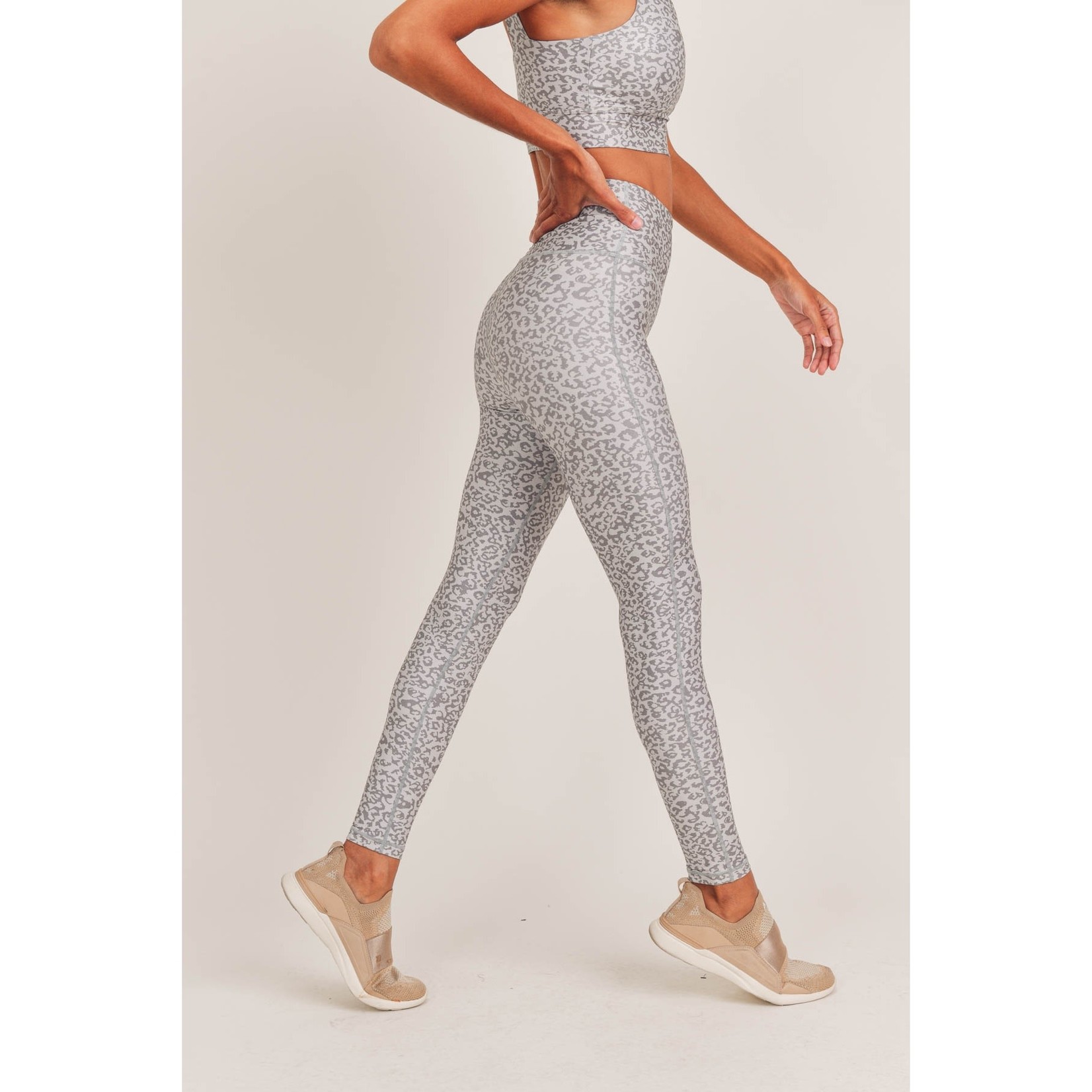 Flow High Rise Leggings - Leopard