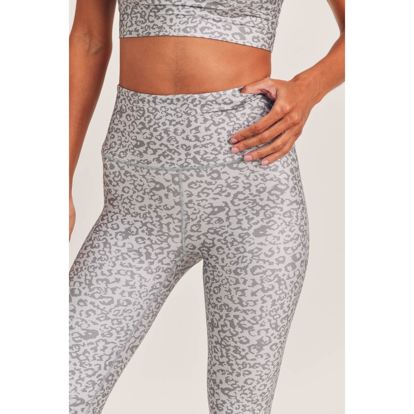 Mindset Is Everything Charcoal Animal Print Leggings FINAL SALE – Pink Lily