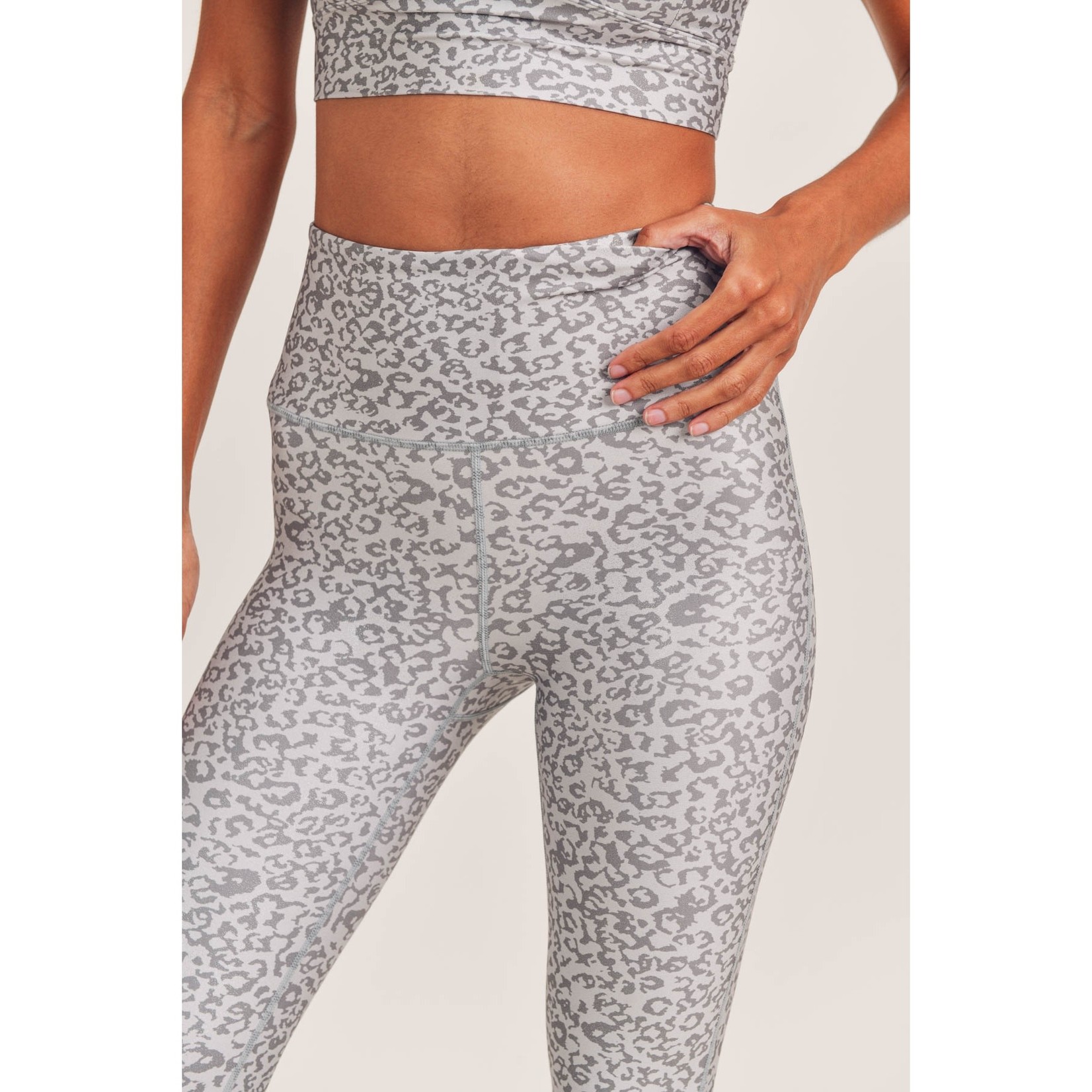 Leopard Print High Waist Legging –