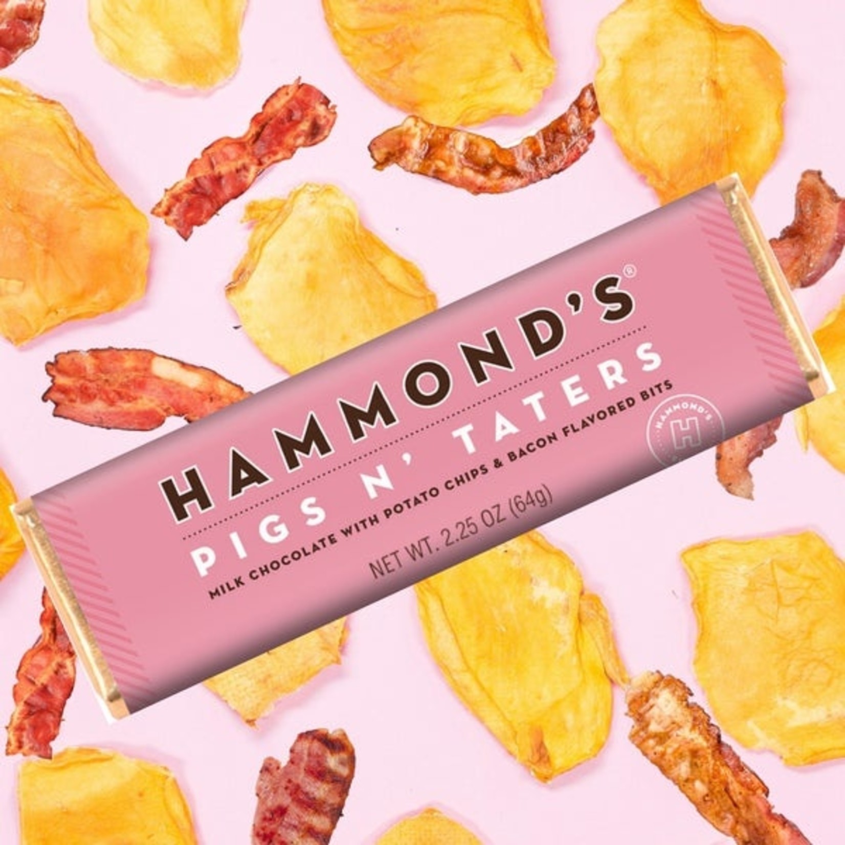 hammonds Hammond's Pigs n' Taters Milk Chocolate Bar