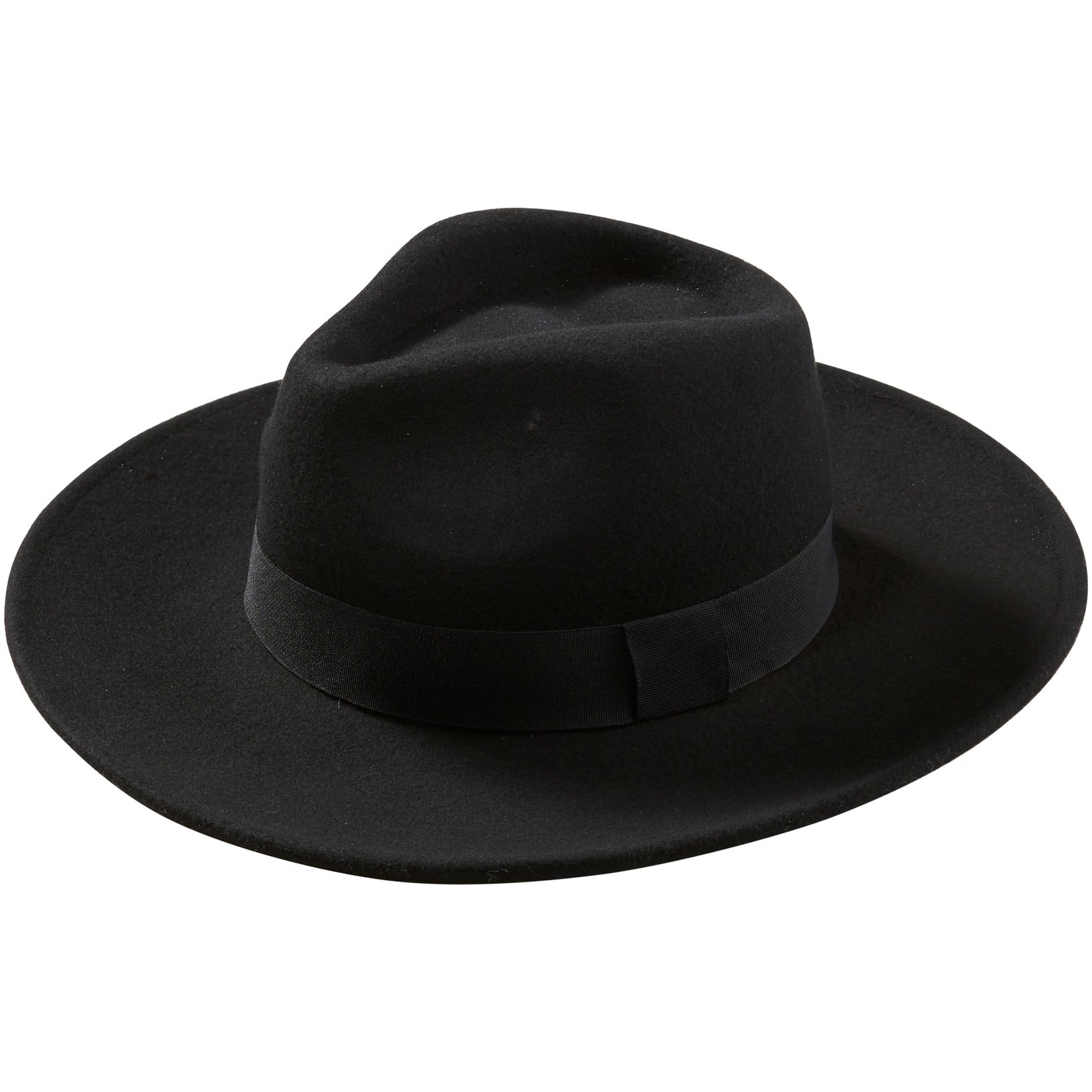 Hadley Wren Hilary Wool Panama Hat- Black