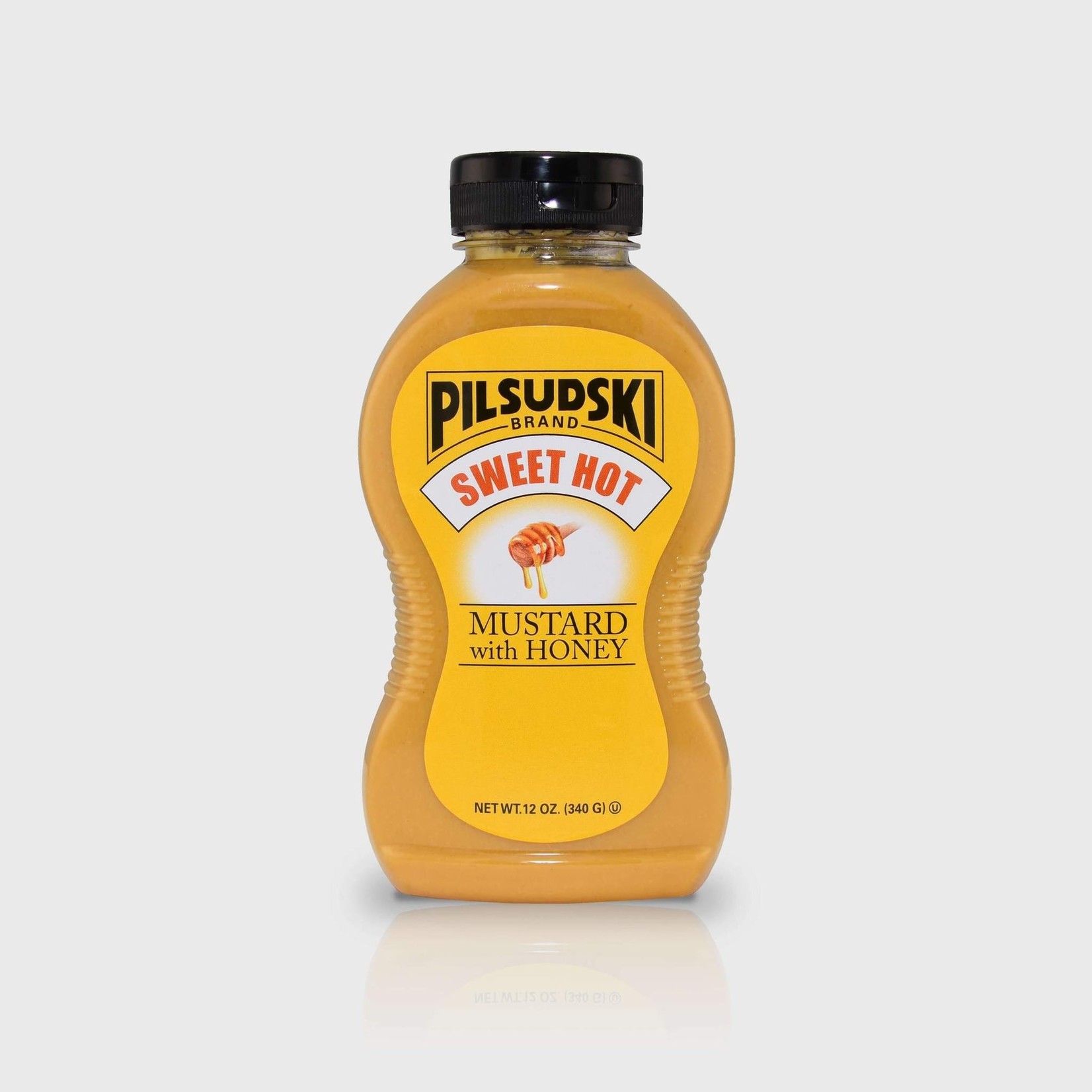 Pilsudski Mustard Co Sweet Hot Mustard with Honey 12 oz