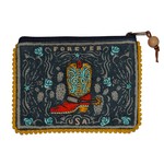 Karma Living Western Boot Rodeo Pouch 6x8