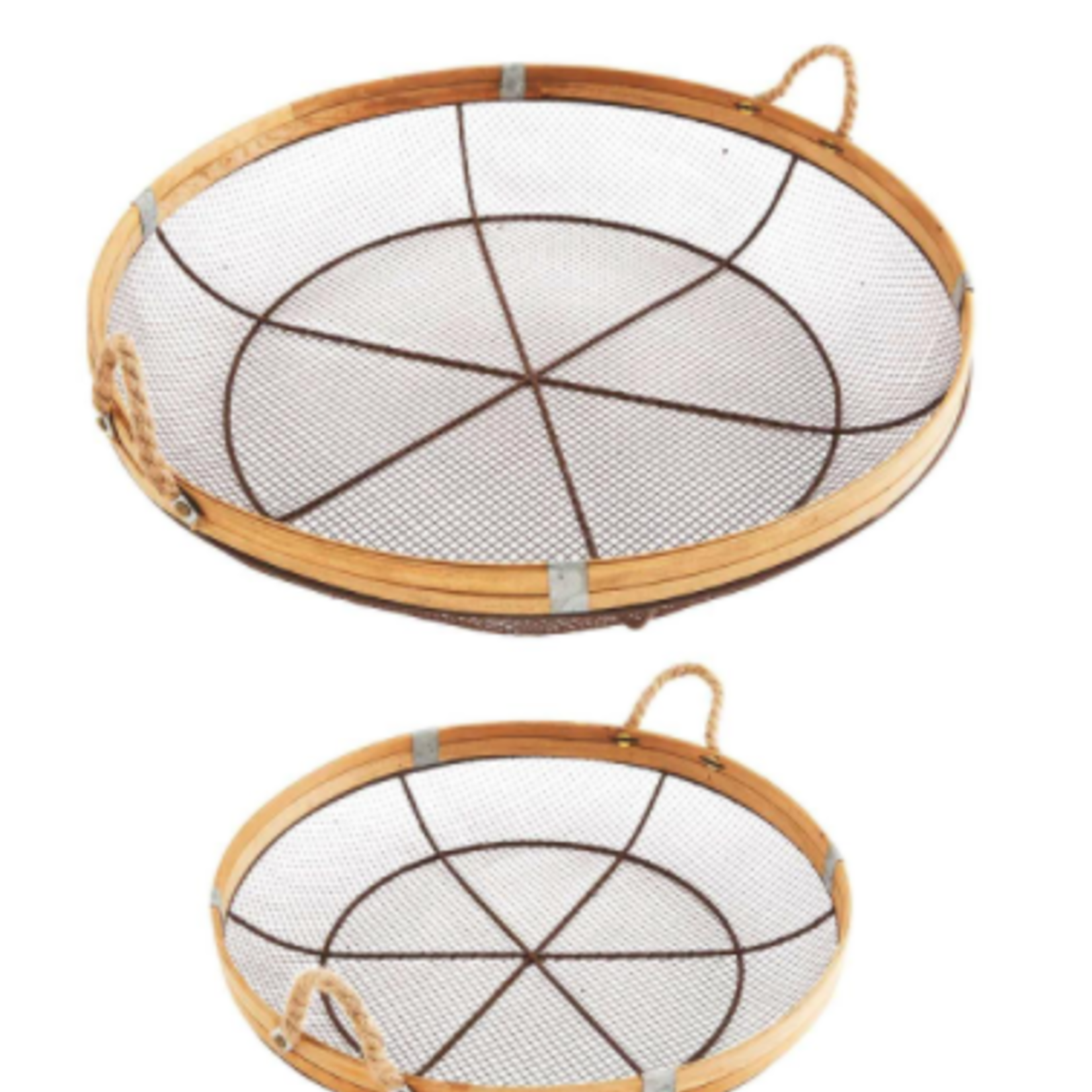 mud pie Large Wire Basket