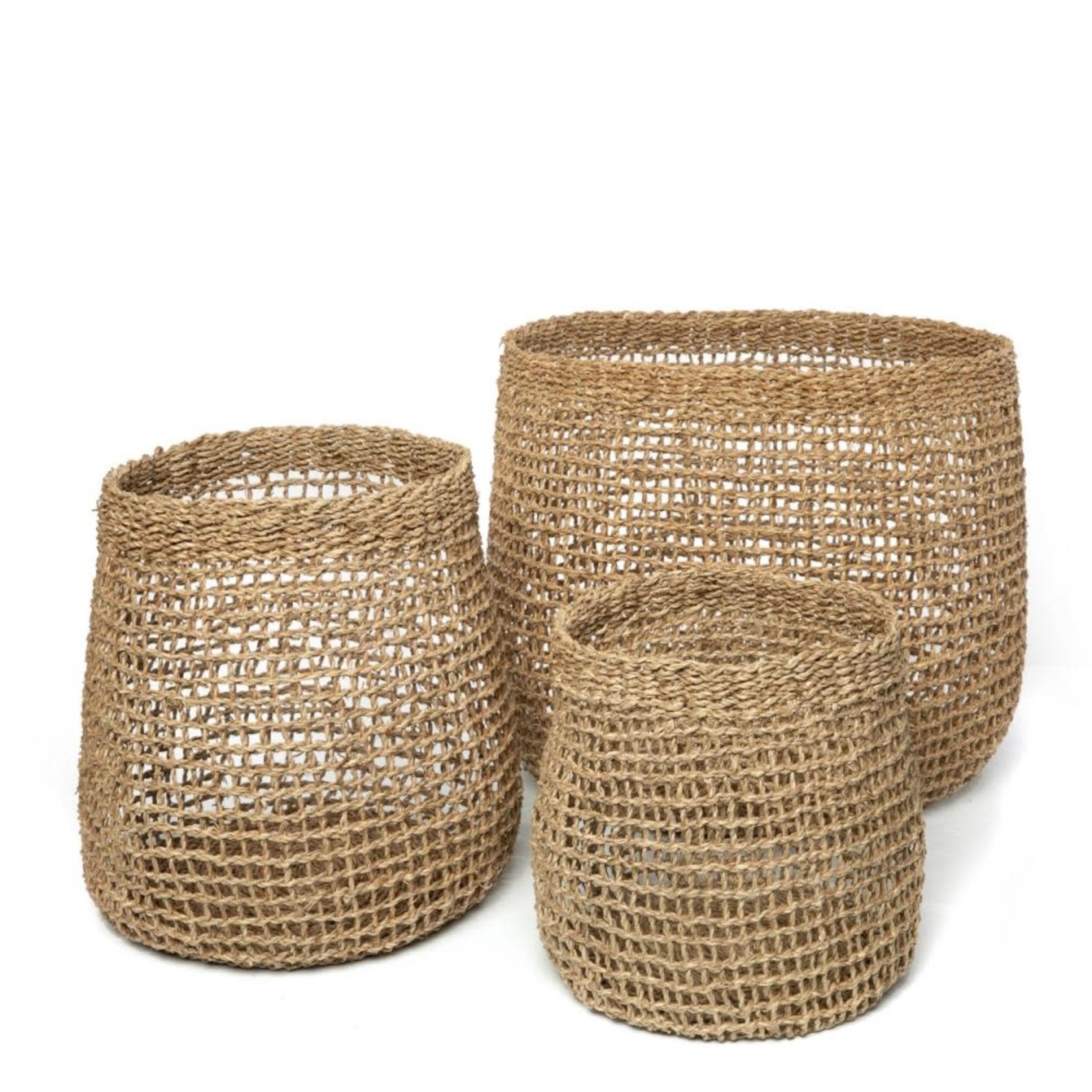 Bazar Bizar The Lang Co Basket-natural set of 3