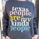 Texas  Kinda People Grey Sweatshirt