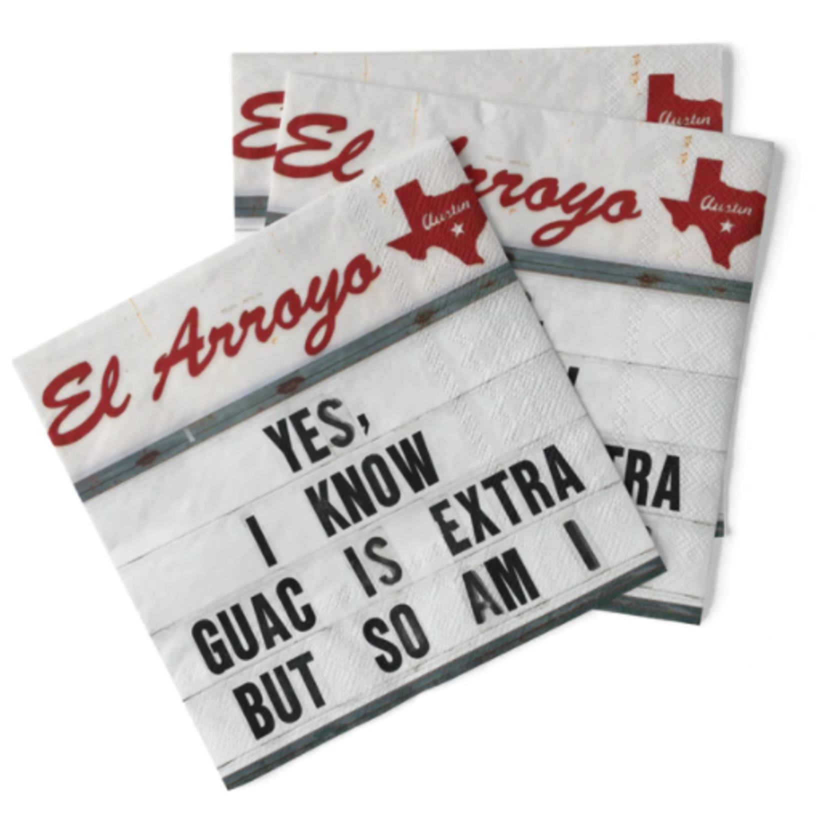 El Arroyo Cocktail Napkins (Pack of 20) - Guac Is Extra