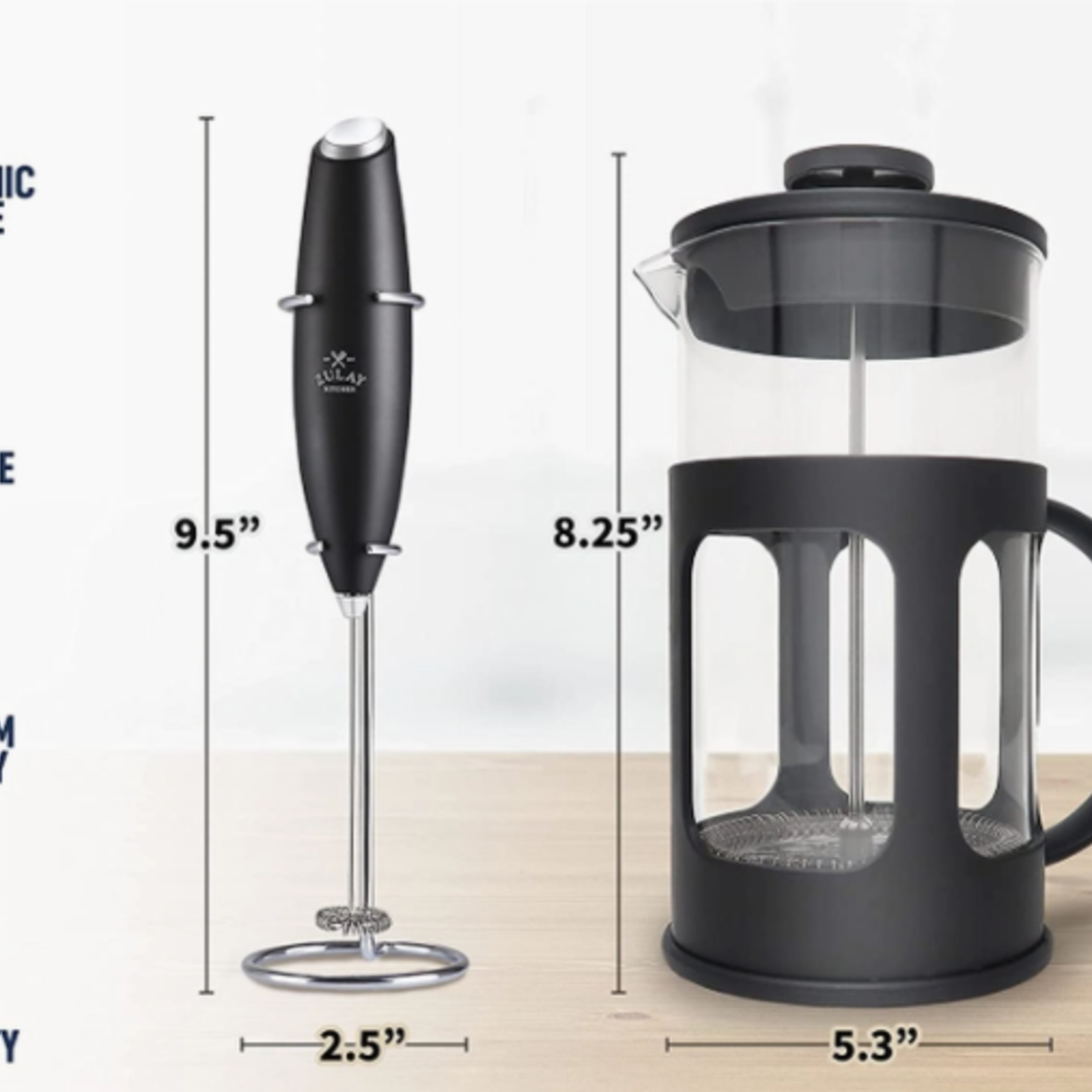 French Press Coffee Milk Frother