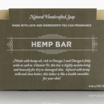 Kuhdoo Soap Hemp Bar Soap