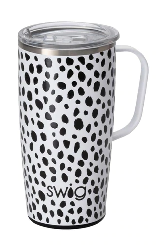 Swig Travel Mug 22 oz – Polka Dots and Paislees