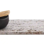 mud pie Travertine Board & Dip Set