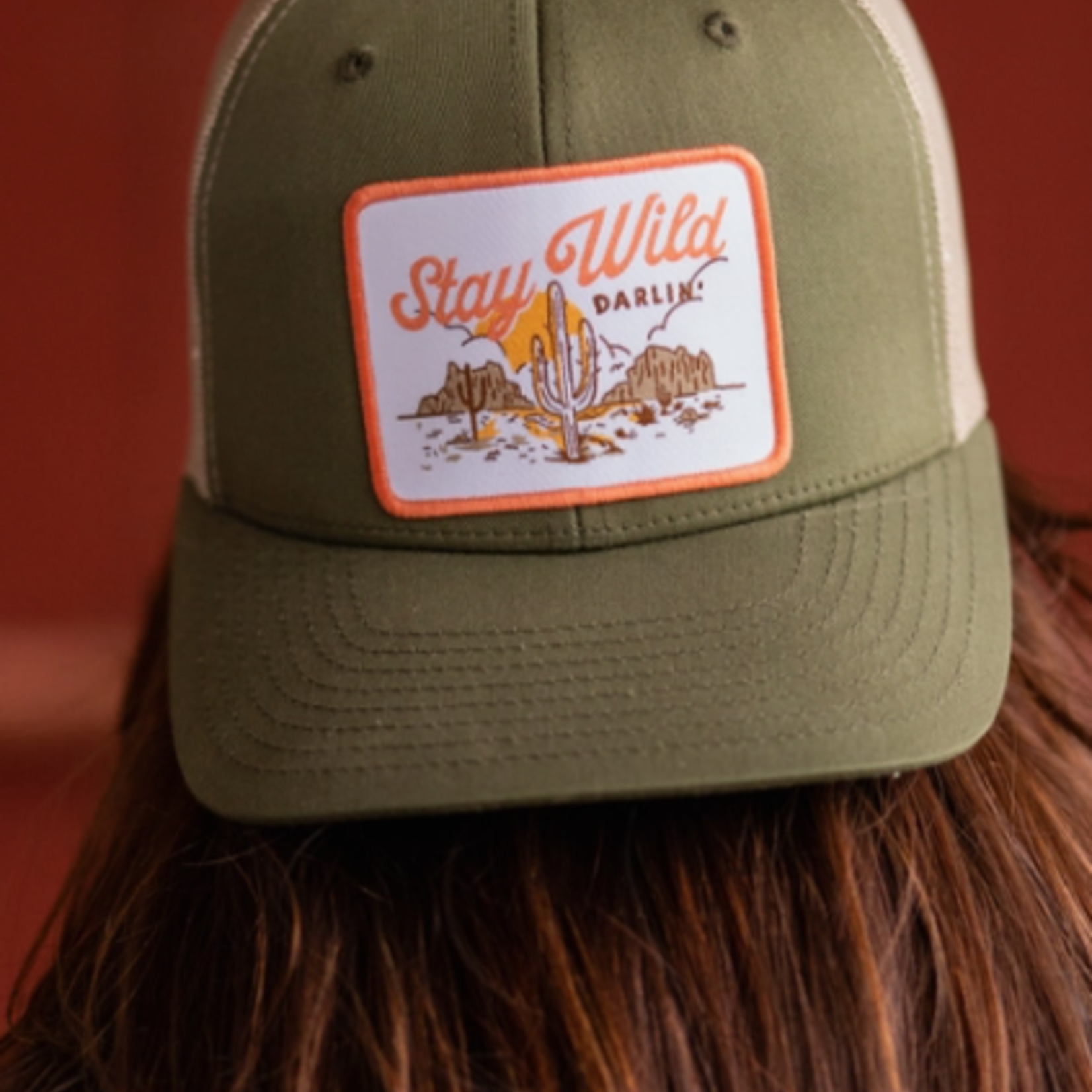 Southern Fried Design Barn Stay Wild Darling Trucker Hat